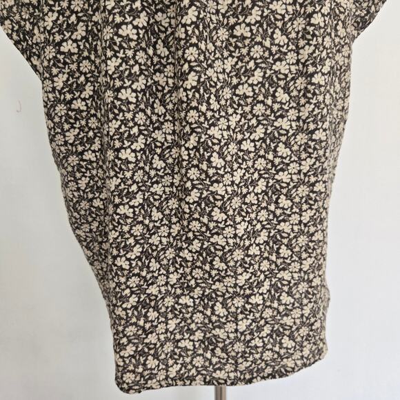 Faherty Dream Cotton Desmond Top Nusafloral Olive Organic Cotton Women Large - Picture 8 of 12